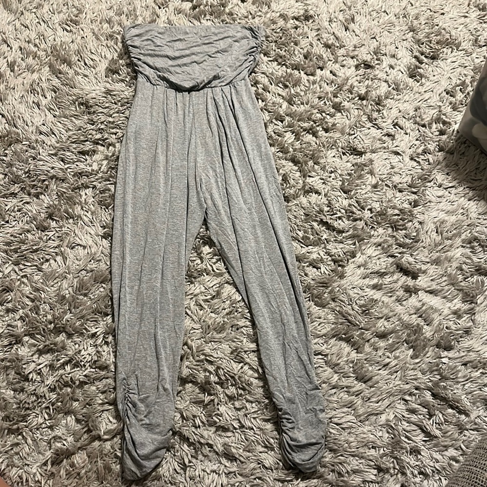 Tube top jumpsuit